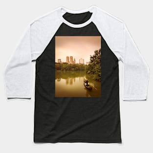 Central Park Manhattan Boat Ride NYC Baseball T-Shirt